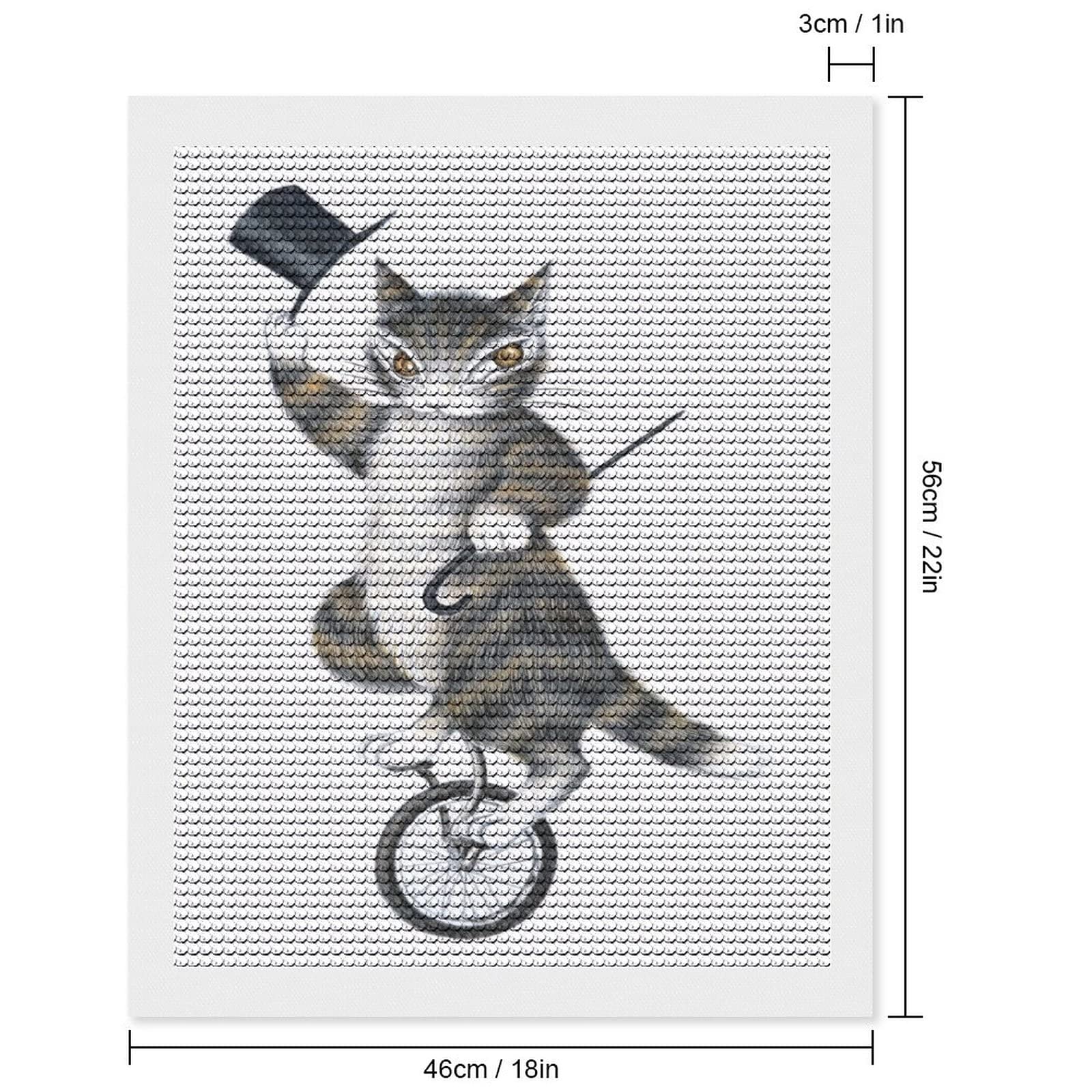 Amazon | 猫のダヤンは ダイヤモンドの絵画 ダイヤモンドアート